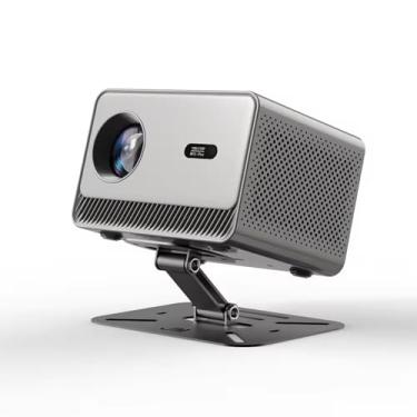 Imagem de Paihao Projetor de vídeo cubo portátil M10 Plus 4K com foco elétrico 200 ANSI Lumens Dual WiFi 6 e alto-falante Android