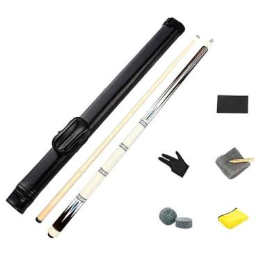 Imagem de CQBXRD Taco de sinuca de bordo de 1/2 – bastões de taco de bilhar de 147 cm para adultos, ponta de 13 mm, conjunto de bastões de piscina, Palos de Billar (taco de bilhar + acessórios + barril de taco