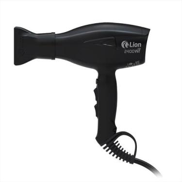 Imagem de Secador de cabelo lion pro 2400w preto 220v - Lion do Brasil