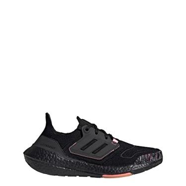 Imagem de adidas T nis de Corrida Feminino Ultraboost 22, Preto/Preto/Rosa Feixe, 10