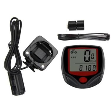 Imagem de Bicking StopWatch Multifuncional de alta precisão Nightlight Display Speedômetro de ciclismo odômetro para motocicletas elétricas e mountain bike engenharia de engenharia plástico