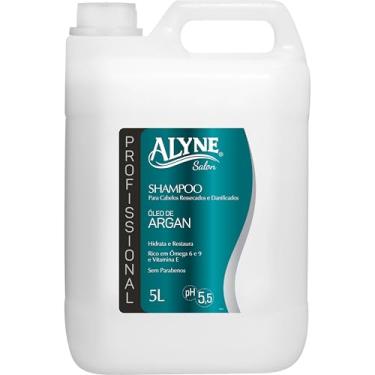 Imagem de Alyne, Shampoo para cabelos, Óleo de Argan, 5 Litro, Azul