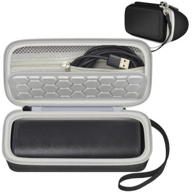 Imagem de Capa Aganinmore para Sonos Roam 2 / para alto-falante Bluetooth à prova d'água, à prova de choque, sem fio, com alça de mão para atividades ao ar livre, acampamento e viagens aéreas (somente caixa)