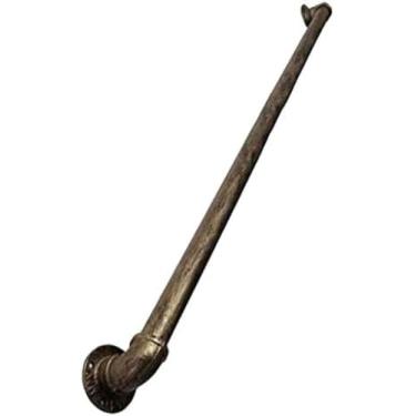 Imagem de Corrimão De Escada Externa Vintage, Corrimão De Escada Retro De Latão Kit De Suporte De Corrimão De Corrimão, Conduz Direto à Porta Da Escada-casa Ou Entrada Do Porão, 80 cm