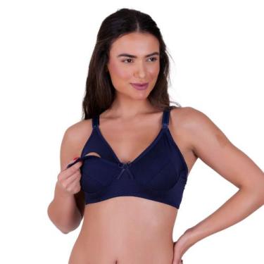 Imagem de Sutiã Amamentação Liso Para Amamentar Pós Parto com Abertura - NAKA MO