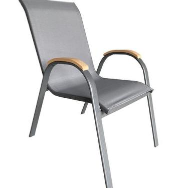 Imagem de Cadeira de Alumínio para Jardim e Varanda Pipa - Fratini Móveis