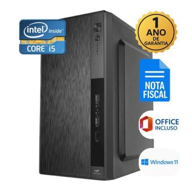 Imagem de Computador Home Office, Intel Core i5, SSD 120GB, 8GB RAM, Windows 11 