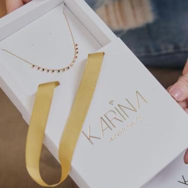 Imagem de Colar com Pontos de Zirconias Collor - Karina Acessórios