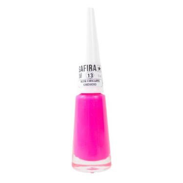 Imagem de Esmalte De Unha Cremoso 7ml Nº 13 Rosa Chiclete Safira - SAFIRA COSMÈT