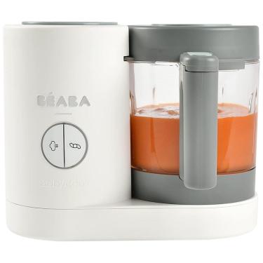 Imagem de Processador de Alimentos para Bebês Neo 4 em 1 Capacidade 1.2L Nuvem, BEABA 912646, Branco