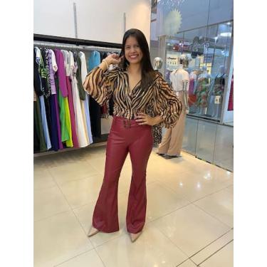 Imagem de Calça Flare de Napa - Stmoda