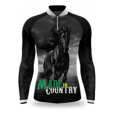 Imagem de Camisa Cavalo Cavalgada Agro Country Proteção Solar Uv50+ - Cavalo Agr