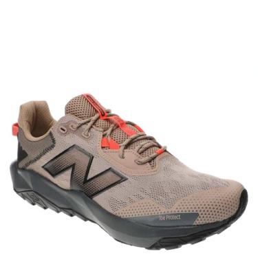 Imagem de New Balance Tênis de corrida masculino Dynasoft Nitrel V6 Trail, Cinzento-acinzentado/Urgent Red/Black, 41