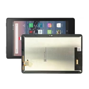 Imagem de Para Amazon Fire HD8 HD 8 HD8 Plus HD8+ 2020 10ª geração 8,0 polegadas K72LL4 KFONWI LCD Display Touch Screen Digitalizador Assembly (Ori Black)