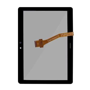 Imagem de Para Samsung Galaxy Tab 2 10,1 polegadas GT-P5100 P5100 P5110 N8000 Painel Digitalizador Tela Sensível ao Toque Peças de Reposição de Vidro Frontal (Toque Branco)