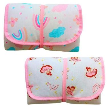 Imagem de Trocador Portátil Bebê 100 Algodão Bolsa de Viagem Comoda Impermeável 