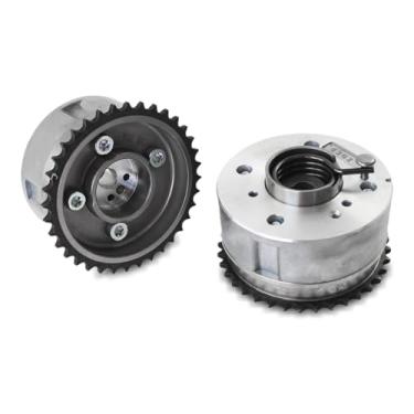 Imagem de PANGOLIN 2 peças ajustador de eixo de comando de escape de admissão VVT roda dentada 243502B600 243702B610 adequado para Hyundai-Accent Kia i30 i40 Soul Forte Ceed 1.6 peça de reposição