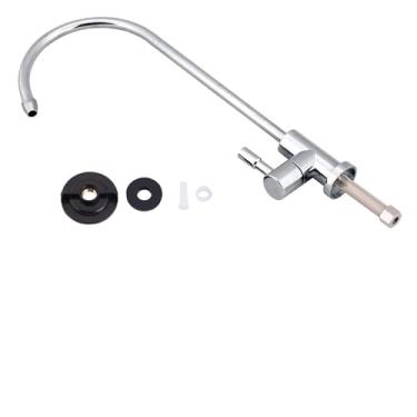 Imagem de Solinder Torneira Com Design de Rotação 360 °, Torneira Com Pescoço de Ganso, Cromada para Pia de Cozinha Com Filtro de água Potável RO