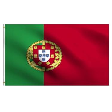 Imagem de Bandeira do país | 9,5 x 1,5 m | Cor vívida e à prova de desbotamento, poliéster 100D impresso, cores vibrantes, ilhós de latão, cabeça de lona de poliéster para ambientes internos e costura dupla com