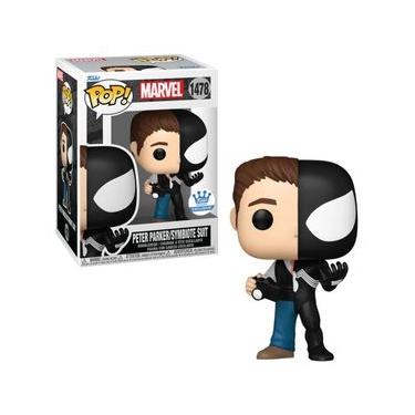 Imagem de Boneco Funko Pop! Marvel Split - Peter/Homem-Aranha Preto