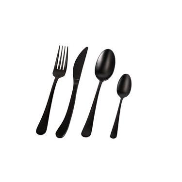 Imagem de Jogo 24 Peças Talheres Luxo Preto Fosco Settim Bugatti