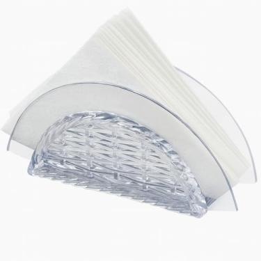 Imagem de Porta Guardanapo Trança Cristal – Acrílico Premium Transparente – Design Elegante para Mesa Posta, Festas e Jantares