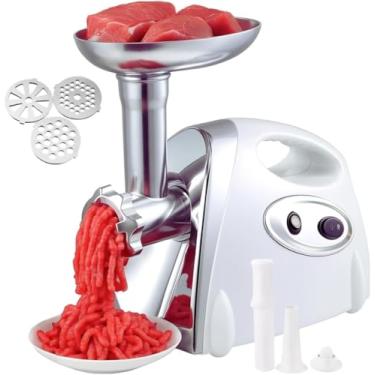 Imagem de Máquina de Moer Carne Moedor Elétrico para Hambúrguer e Linguiça 110V