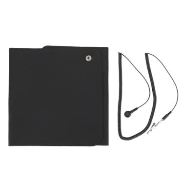 Imagem de Tapete de aterramento CUOFYUNL PU respirável elimina estática, reduz a inflamação, alívio de ansiedade, tapete de aterramento para mesa de ioga com cabo 250x680 mm