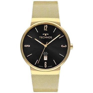 Imagem de RELÓGIO TECHNOS MASCULINO SLIM DOURADO - GM12AA/1P-Masculino