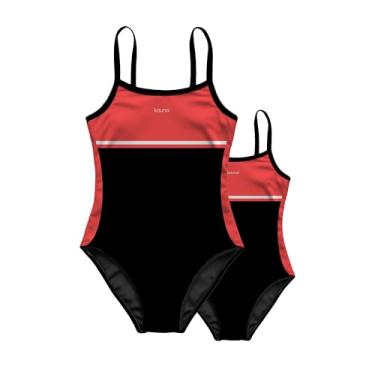 Imagem de COMBO MÃE E FILHA PAR MAIOS PRO LINE COM FORRO E PROTEÇÃO UV CORES (Salmão e Preto, GG e 16)