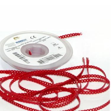 Imagem de Elástico Borrachinha Aparelho Ortodôntico Corrente Curto 1.5 metros