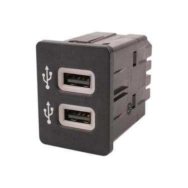 Imagem de Tivora Porta de entrada do carregador USB do console central compatível com Expedition 2018-2022 substitui HC3T-14F014-DB