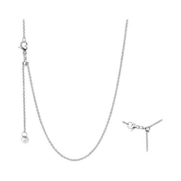 Imagem de Colar De Prata Esterlina 925 Com Laço Colorido Em Forma De Coração Ver