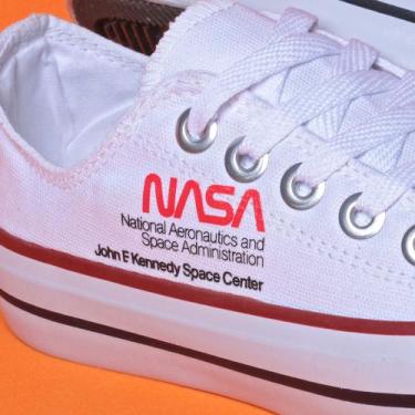 Imagem de Tenis All Feminino Masculino Star Nasa Cano Baixo Tradicional Lançamen