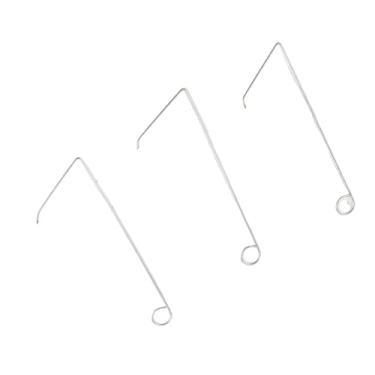 Imagem de Acouto Substituição de Gancho de Máquina de tricô para Palheta Prateada, Acessório de Ferramenta Precisa e Artesanal