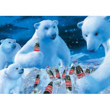 Imagem de Quebra-cabeça Schmidt Coca Cola Polar Bears 1000 peças