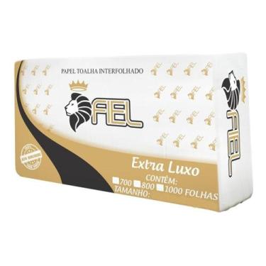 Imagem de Papel Toalha Interfolhado Extra Luxo 1000un 20x20 Fiel - FIEL PAPÉIS