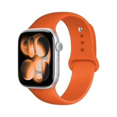 Imagem de Pulseira De Silicone Esportiva De 46mm, 42mm, 45mm, 44mm, 40mm Para Ap