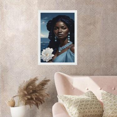 Imagem de Quadro Fotografia Iemanjá 33X24Cm - Com Vidro