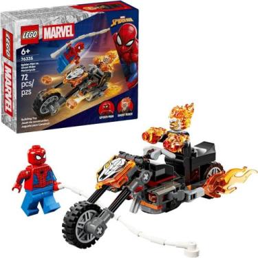 Imagem de Lego Marvel Homem-Aranha vs Motoqueiro Fantasma 76335
