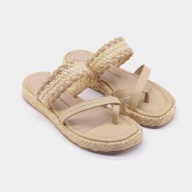 Imagem de Sandalia Dakota Feminino Flatform Tira Palha DB192-Feminino
