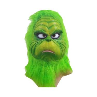 Imagem de Máscara De Monstro Verde Com Pelos Para Cosplay, Máscara De Halloween,