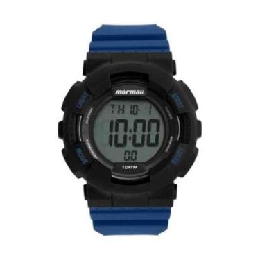 Imagem de Relógio Mormaii Azul Preto Masculino MO3415AE/8A-Masculino
