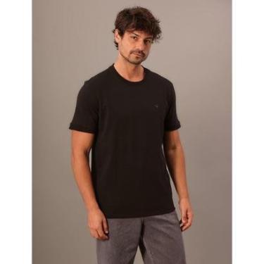 Imagem de Camiseta Manga Curta Calvin Klein Jeans Masculino Malhão Com Punhos - Preto-Masculino