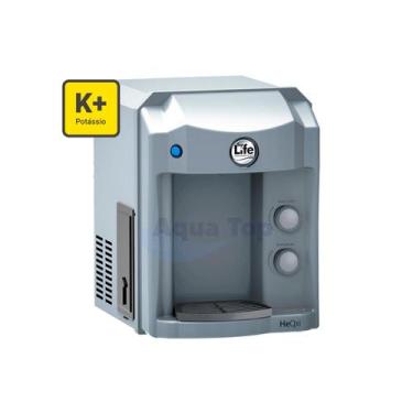 Imagem de Purificador De Água Gelada Top life New Heoxi K+, 220V, Prata