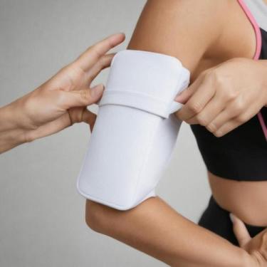 Imagem de Braçadeira Celular Corrida Academia Esportiva Ajustável Universal Port