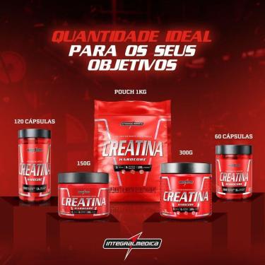 Imagem de Creatina Monohidratada Integralmedica 60 Cápsulas Sem Sabor