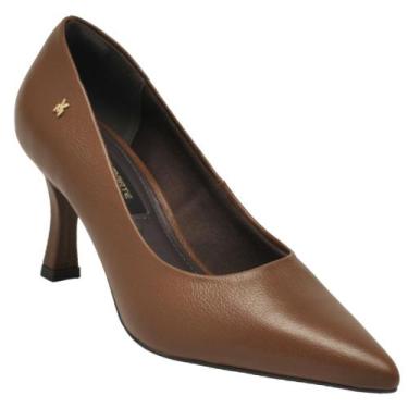 Imagem de Sapato Scarpin Via Marte 350-002-01 Feminino, Caramelo, 37