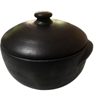 Imagem de Panela de Barro 4 Litros Capixaba Artesanal Moqueca Média Grande Cozin