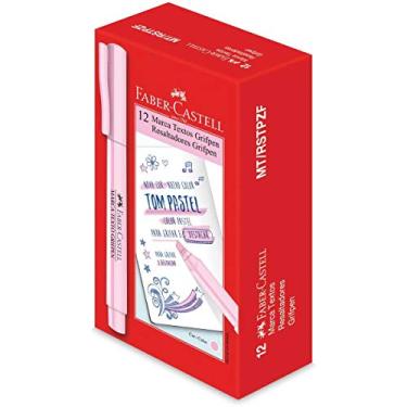 Imagem de Caneta Marca Texto, Faber-Castell, MT/RSTPZF, Rosa, pacote de 12